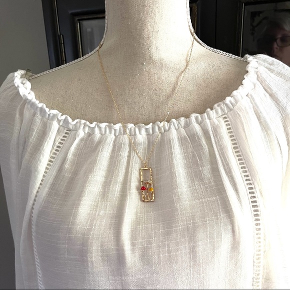 Mushroom Trio Pendant Necklace - Picture 7 of 11